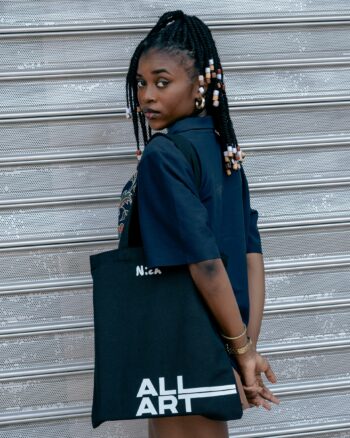 ALL ART DARK tote bag